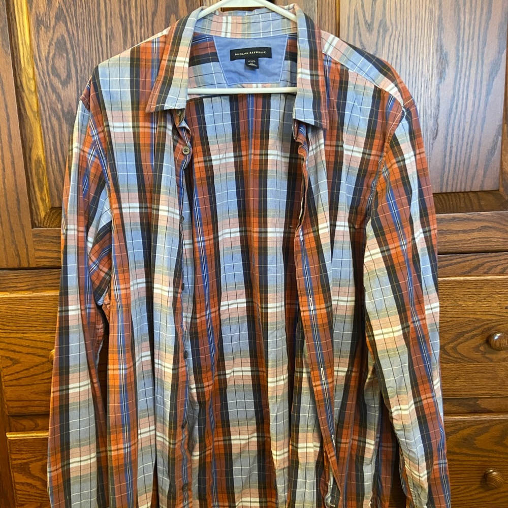 Plaid dress shirt